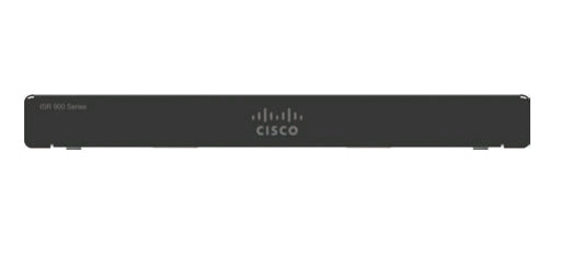 Cisco C927-4PM black router with silver logo, VDSL2/ADSL2+ over POTS