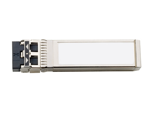 Aruba R6W26A 32G SFP28 silver transceiver module with window