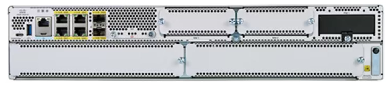 Cisco C8300-2N2S-4T2X SD-WAN edge router with 4x 1G RJ45 ports