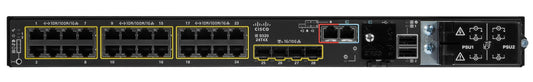 Cisco IE-9320-24T4X-E | 24x 1G RJ45 downlinks, non-PoE; 4x 10G SFP+ uplinks; Network Essentials license