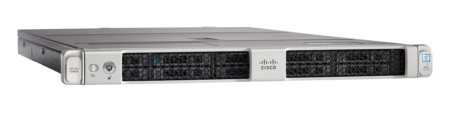 Cisco UCSC-C220-M5SN | 1U rack, 10x SFF NVMe, 2S Xeon Scalable, barebone (no CPU/RAM/Drives/PCIe/PSU)