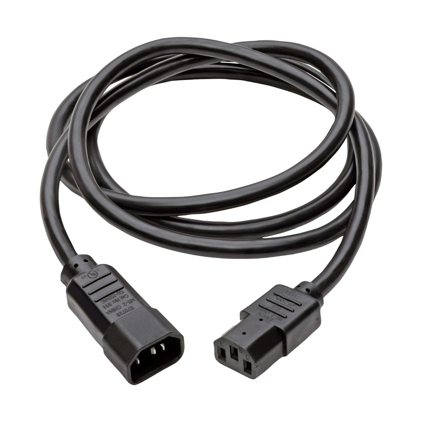 HPE A0K02A C13 to C14 power cable, 2m black IEC connector, 250V 10A