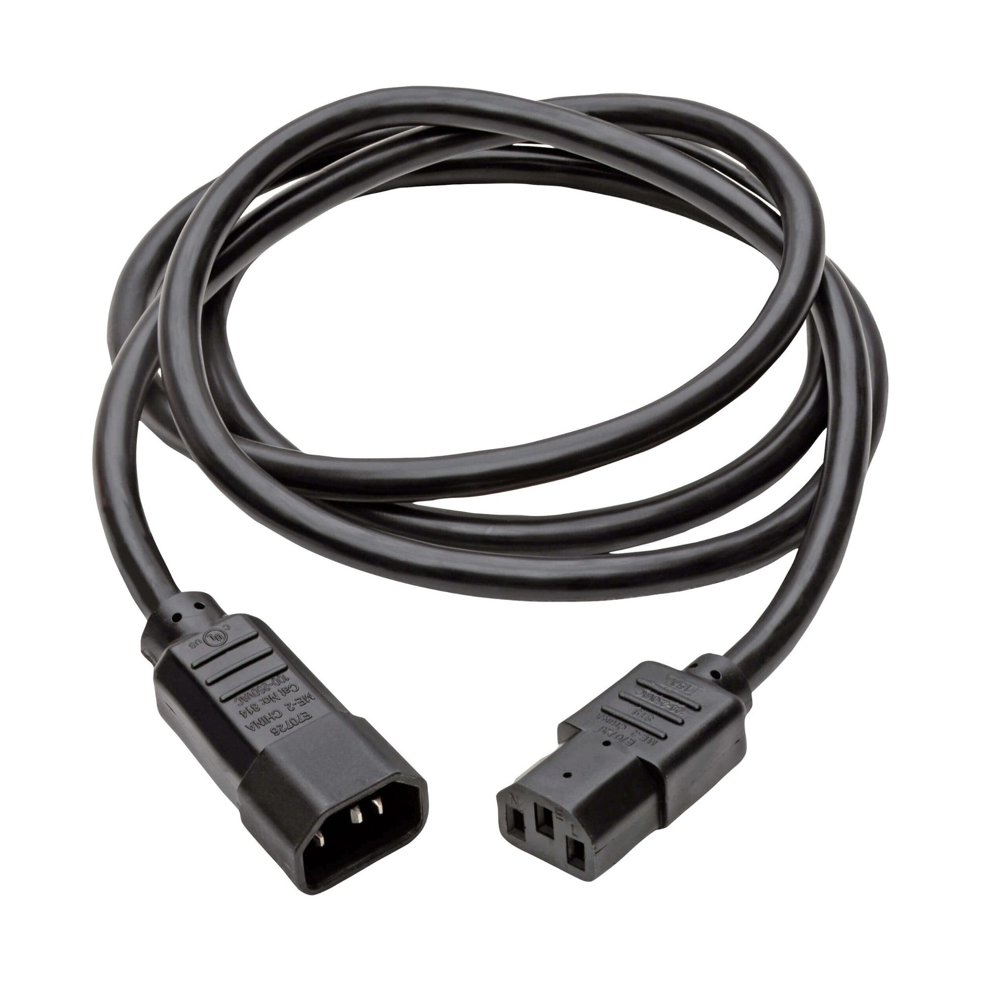 HPE A0K02A C13 to C14 power cable, 2m black IEC connector, 250V 10A