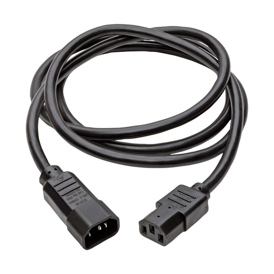 HPE JL697A 2m C13-C14 IEC 60320 black rubber power cord