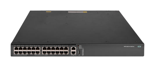 Aruba S0S34A | 24x 100M/1G/2.5G/5G/10GBase-T | PoE++ (IEEE 802.3bt) | 1 modular uplink slot (SFP+/QSFP+ options) | Comware L3 Advanced