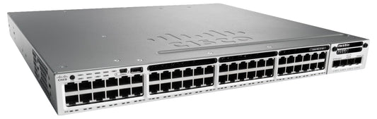 Cisco WS-C3850-48F-E | 48x 1G, PoE+, modular uplinks 4x1G/2x10G/4x10G, IP Services