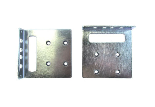 Cisco ASR1002X-ACS rack-mount bracket with 4 holes and cutout for 2U chassis