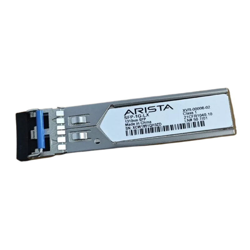 Arista SFP-1G-LX | 1G SFP | 1000BASE‑LX | 1310 nm | 10 km SMF | LC duplex