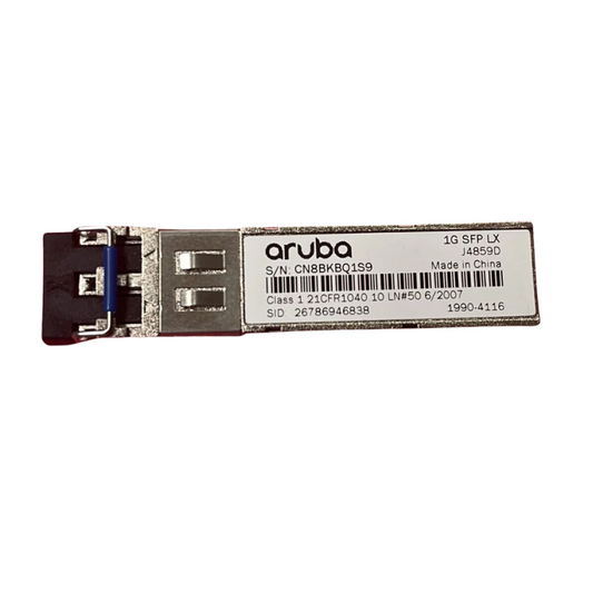 Aruba J4859D | 1G SFP | 1000BASE-LX | 1310nm | 10km SMF | LC duplex