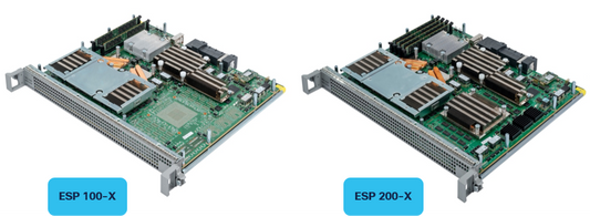 Cisco ASR1000-ESP200-X ESP 200 with dual CPU sockets, black silver components