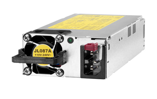 Aruba JL087A | X372 AC PSU | 100–240VAC in | 54VDC 1050W out | hot-plug | maximum PoE budget for modular campus switches