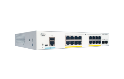 Cisco C1000-16T-E-2G-L | 16x 1G, 2x 1G SFP uplinks, LAN Lite, external PSU