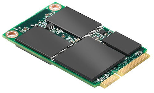 Cisco SSD-MSATA-200G 200GB mSATA SSD with black chips on green PCB