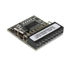 Cisco HX-TPM2-002B-C TPM 2.0 module with black board and USB connector