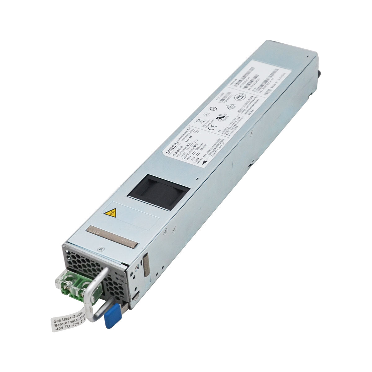 Cisco PWR-C4KX-750DC-F 750W DC PSU with green connector for 4500-X series