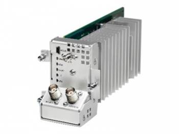 Cisco GRWIC-4G-LTE-G silver green circuit board with heat sinks