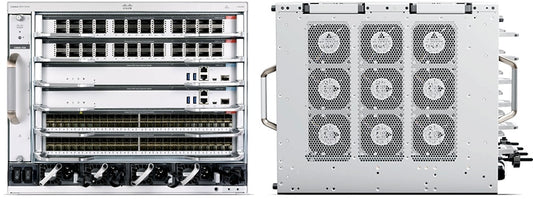 Cisco C9600X-BN-A | 6-slot modular core switch bundle | 1x Sup-2 | 2x line cards | dual 2kW AC PSUs | DNA Advantage