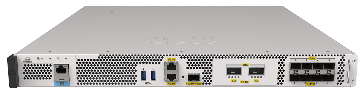 Cisco CW9800H2 | High-scale wireless LAN controller | HA/SSO | Wi‑Fi 6/6E AP support | 1/10/40G uplinks (model‑dependent) | advanced segmentation & analytics