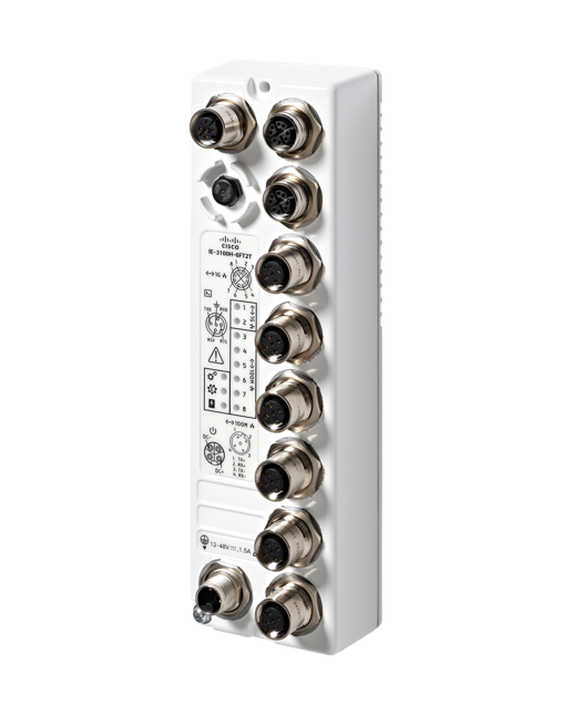 Cisco IE-3100H-6FT2T-E | IP67 M12; 6x 10/100 access + 2x 1G M12 uplinks, Non‑PoE | Network Essentials