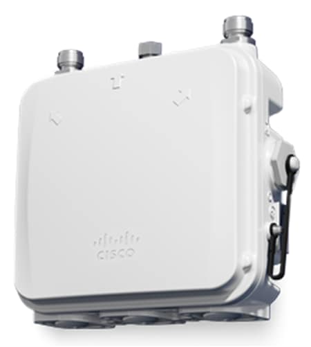 Cisco IW9165DH-Z-AP | Industrial Wi‑Fi 6E AP | 2.4/5/6 GHz tri‑band | directional high‑gain antenna | AP image | PoE+