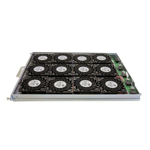 Cisco ASR55-FANT-R rear fan tray with 9-slot black HDD bay and silver frame