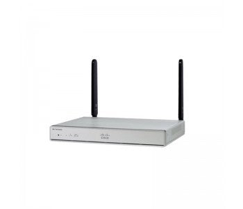 Cisco C1161-8P ISR 1100 router with silver sleek design and black antennas