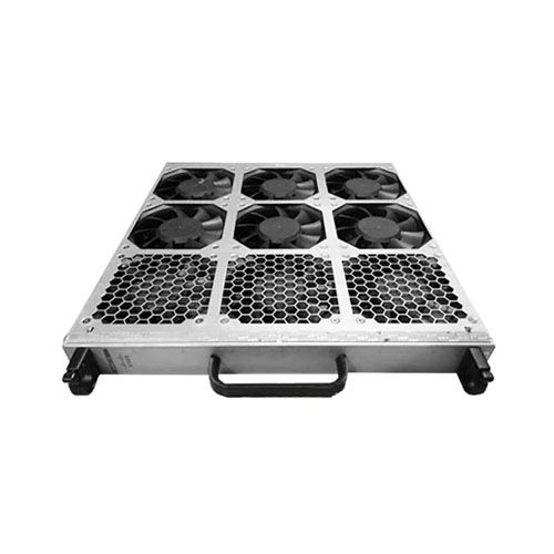 Cisco C6807-XL-FAN 6-slot silver fan tray with black fans and handle