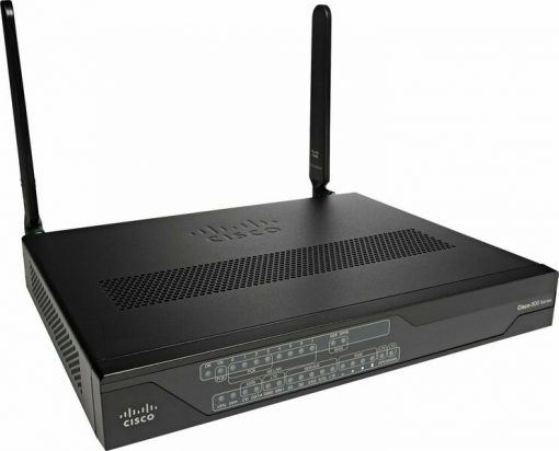 Cisco C896VAG-LTE-GA-K9 black ISR router with dual antennas