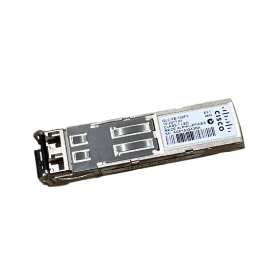 Cisco GLC-FE-100FX SFP 100BASE-FX transceiver module with LC duplex