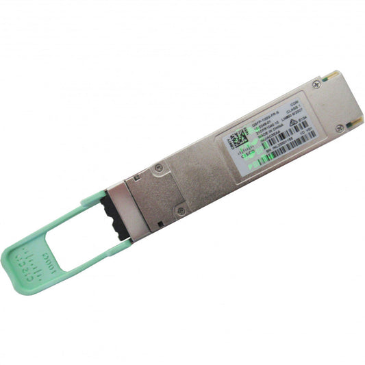 Cisco QSFP-100G-FR-S | 100G QSFP28 | 100GBASE-FR | 1310 nm | 2 km SMF | Duplex LC