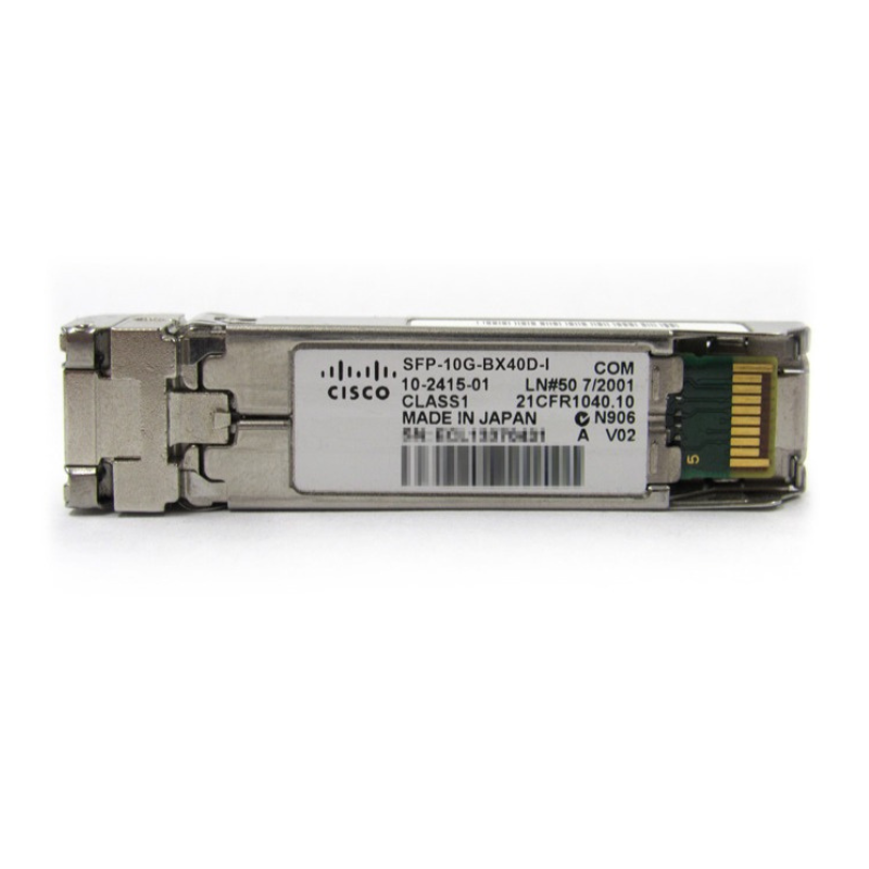 Cisco SFP-10G-BX40D-I | 10GbE SFP+ | 10GBASE-BX40 BiDi | TX 1330/RX 1270 nm | 40 km SMF | LC simplex | Industrial temp