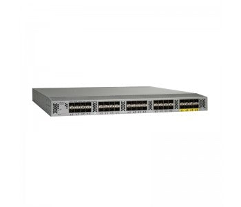 Cisco Nexus 9018 switch with silver black design and 32x 1/10G SFP+ ports