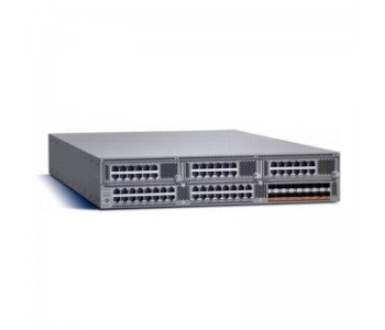 Cisco Catalyst 9300 switch with 32x 10G ports and silver black design