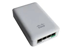 Cisco CBW145AC-Z | Wi‑Fi 5 (802.11ac Wave 2), dual‑band 2.4/5 GHz, 2x2 MU‑MIMO wall‑plate AP, PoE 802.3af, 1x GbE uplink + 3x GbE downlink