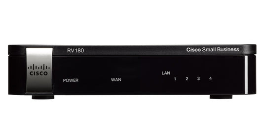 Cisco RV180-K9-G5 | Gigabit VPN router, 4x GE LAN, 1x GE WAN, Wired (no Wi‑Fi), SD‑WAN/LTE: No/No