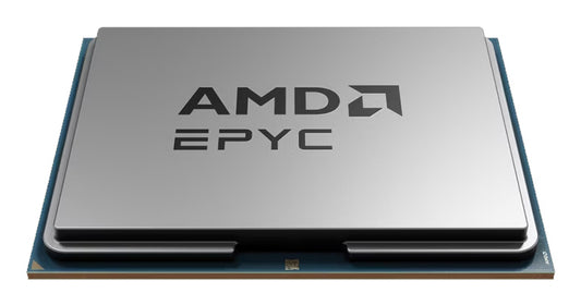 AMD EPYC 9575F Silver CPU with blue base, 3.3 GHz, DDR5-6000