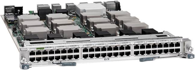Cisco N7K-F248XT-25 48-port 10GBASE-T RJ-45 F2 Series line card