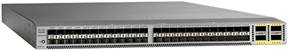 Cisco Nexus 9018 switch with black silver accents and sleek design
