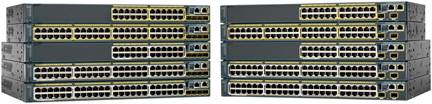 Cisco WS-C2960S-24TD-L 24-port 1G switch with 2x 10G SFP+ uplinks