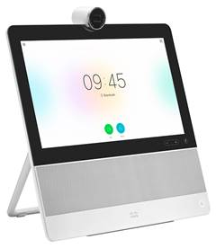 Cisco CS-DX70-K9 | Desk video endpoint | 1080p camera, touchscreen, speakers/mic array, 1x GE, Wi-Fi/BT