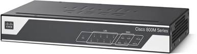 Cisco C841M-8X switch: black/silver, 8x 1G LAN, 2x 1G WAN ports