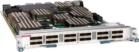 Cisco N7K-M324FQ-25L line card with 24x40G QSFP+ ports