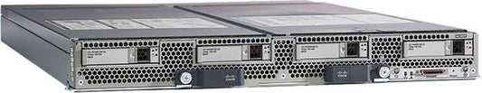 Cisco UCSB-B480-M5-BR barebone blade server with dark gray metallic chassis front ports ventilation grilles and indicator lights