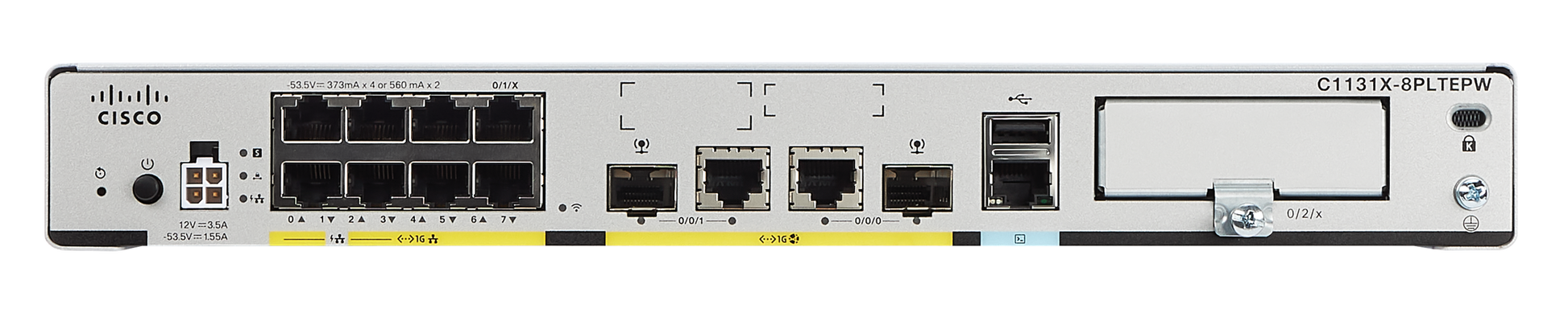 Cisco C1131-8PWZ router with 8x 1G LAN PoE+ ports