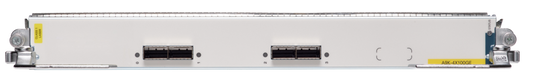 Cisco A9K-400GE-LAN-FC 4x100G QSFP28 line card with white chassis