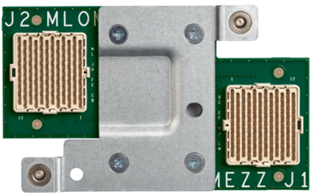 Cisco UCSX-V4-BRIDGE VIC 14000 bridge with silver heatsink and green PCB