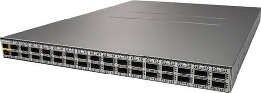 Cisco N3K-C3432D-S switch with 32x 400GbE QSFP-DD ports, 1RU fixed