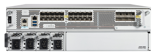 Cisco C8500-20X6C silver server rack with 20x 1/10G SFP+ ports and 6x 100G QSFP28 slots