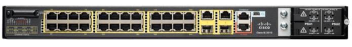 Cisco IE-3010-24TC | 24x 10/100 RJ45 | 2x GE uplinks | Industrial rack-mount