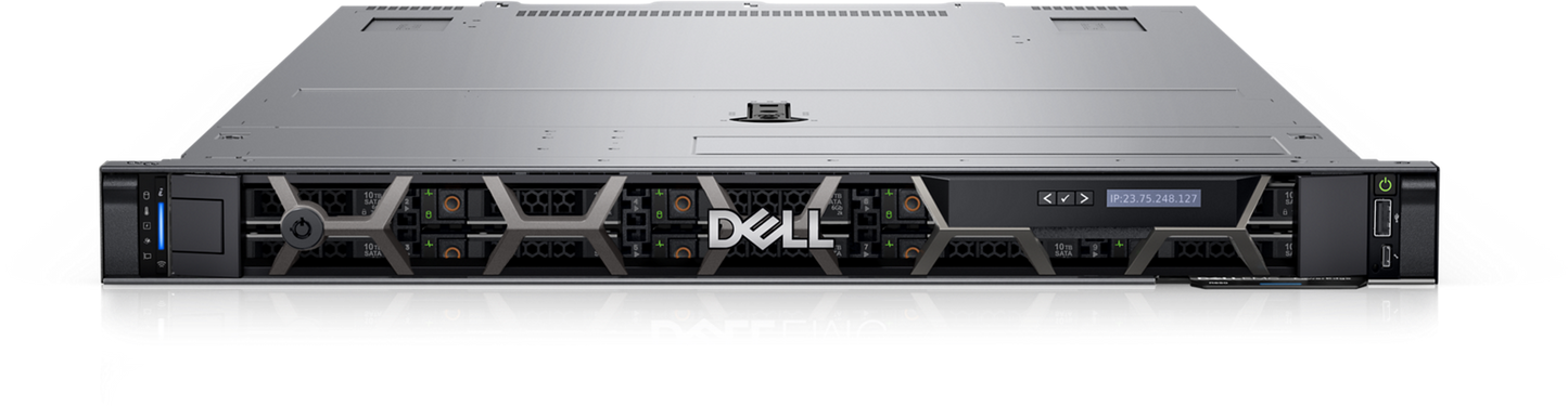 Dell R650 | 1U rack | dual Intel Xeon Scalable (3rd Gen) | 32x DDR4-3200 DIMMs | up to 10x 2.5in or 4x 3.5in bays (SAS/SATA/NVMe) | PCIe Gen4 | OCP 3.0 NIC | dual hot-plug PSUs | iDRAC9